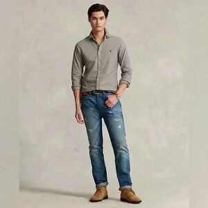 Vintage Ralph‎ Lauren Blake Men's Signature Long Sleeve Oxford Shirt XL